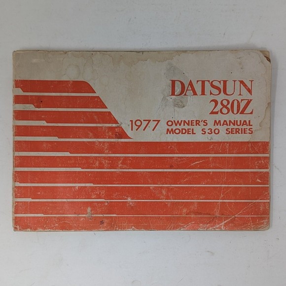 Vintage 1977 Datsun 280Z Owner's Manual Model S30 Series Made in Japan **Read** - Picture 1 of 9